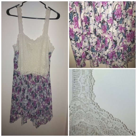 Free People Dresses & Skirts - Free People Intimately Lace Crochet Floral Dress